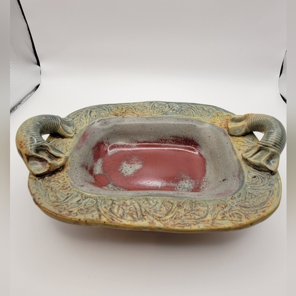 Other - Mud Dabbers Pottery Trinket Dish or soap dish. Handcrafted.